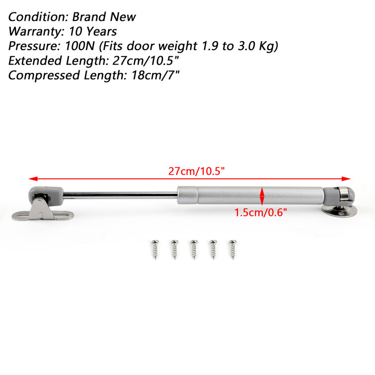 Artudatech 100N Hydraulic Gas Spring Lift Support Strut Hinge Wayfair